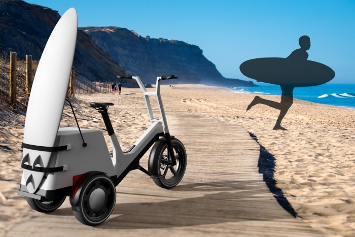 宝马概念电动三轮车和电动滑板车