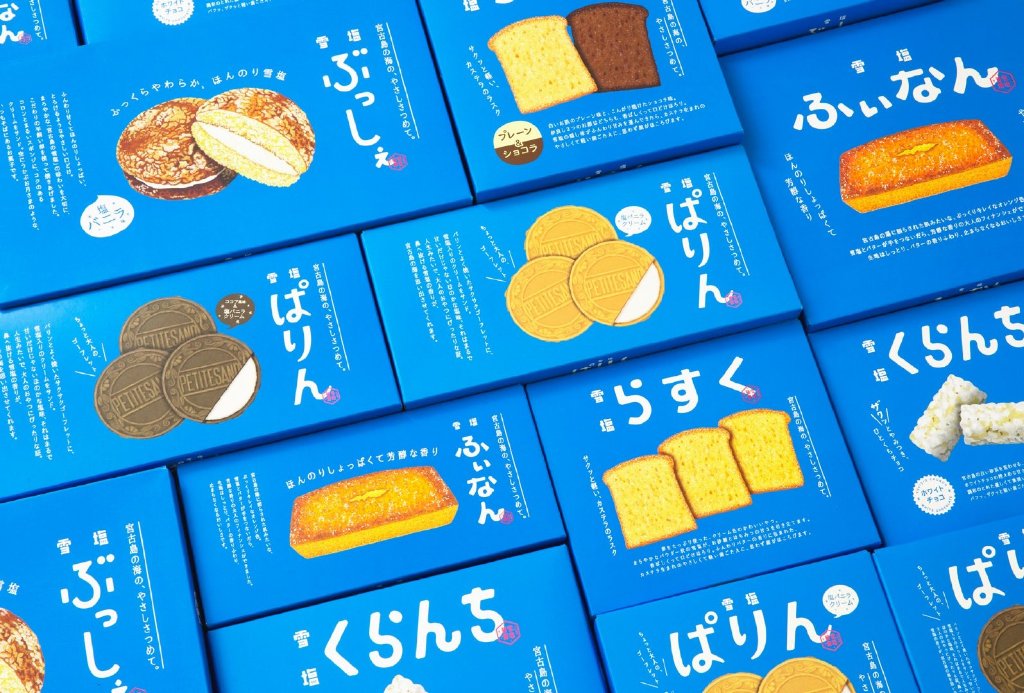 YUKISHIO KABO 雪塩菓房日式点心包装设计