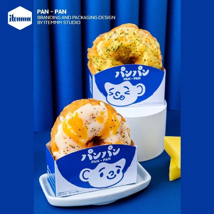 Pan-Pan日式油炸甜甜圈包装设计