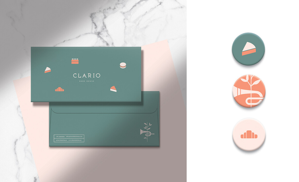 CLARIO烘焙甜品店品牌设计