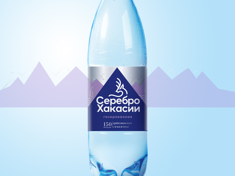 Silver of Khakassia饮用水包装设计