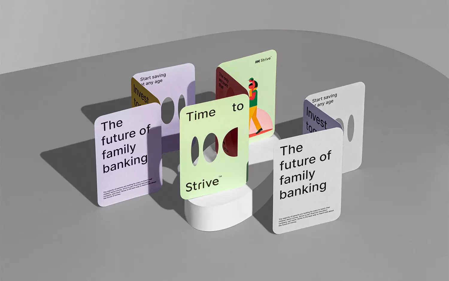 Strive Bank虚拟银行品牌视觉设计