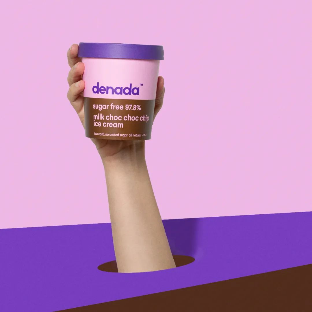 Denada无糖冰淇淋包装设计