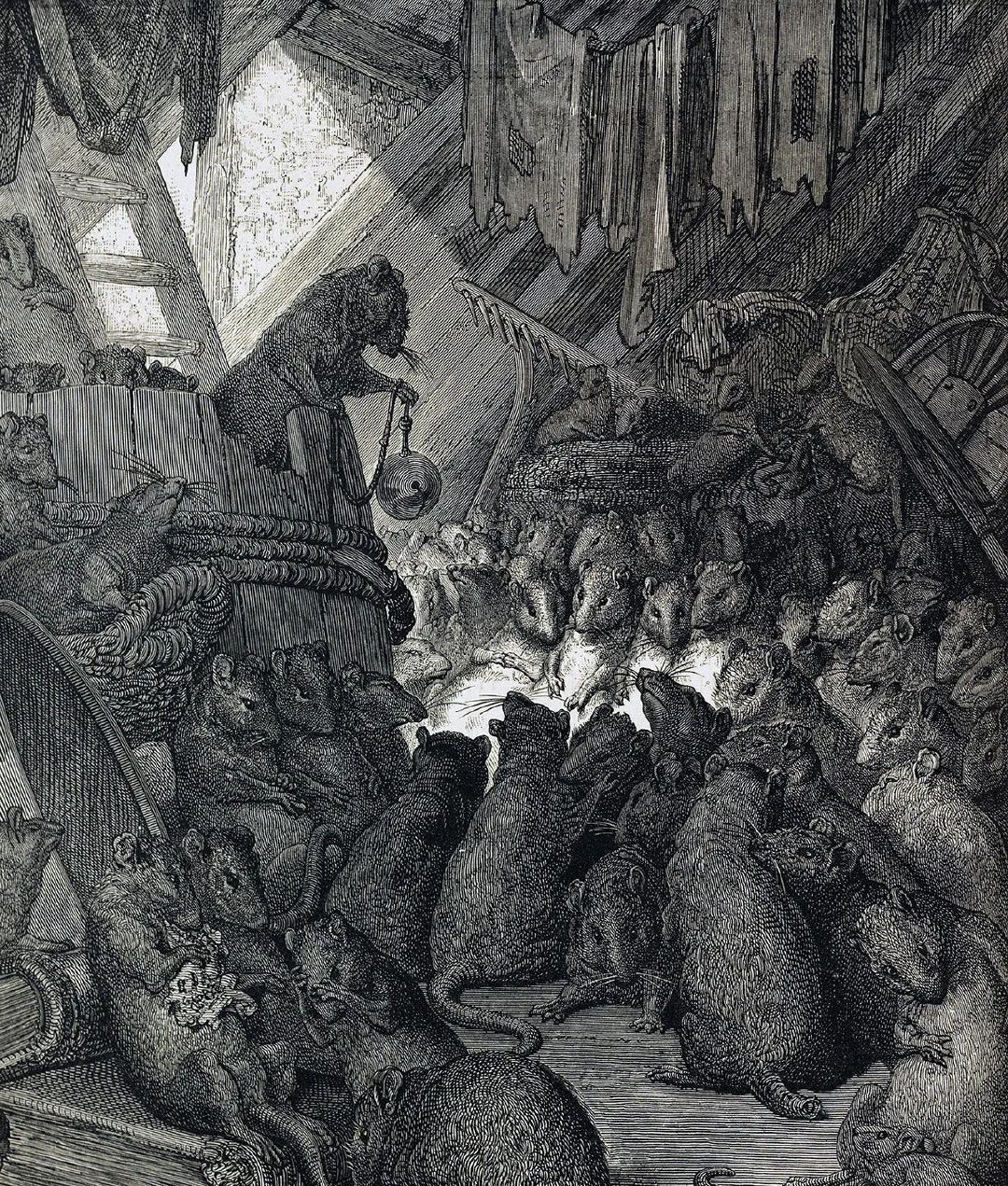 怪物和动物！Gustave Doré版画作品