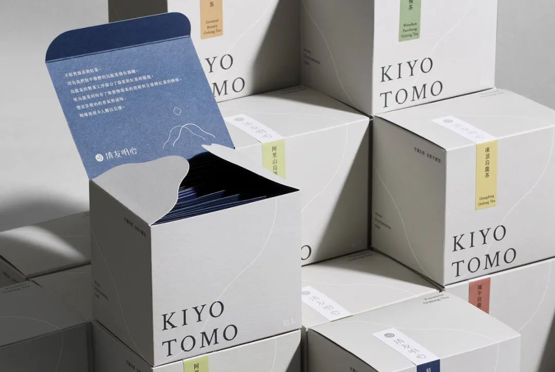 与传统窗花结合设计，清友明心KIYOTOMO茶叶包装设计