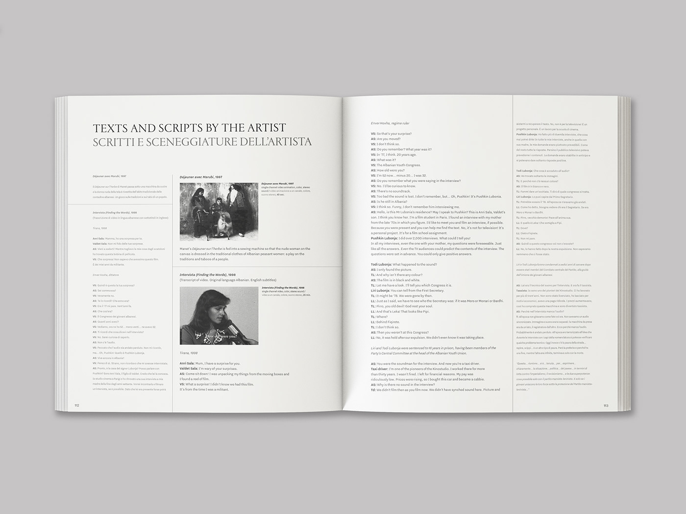 Anri Sala展览画册设计