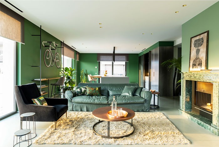 绿色的自然美感！意大利VERVE住宅设计