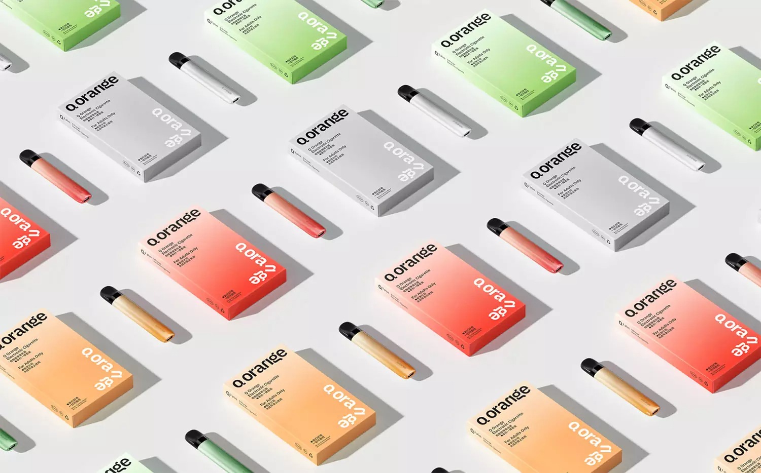 Q Orange电子烟品牌包装设计