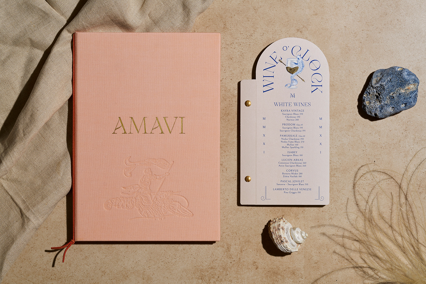 Amavi海鲜餐厅视觉形象设计