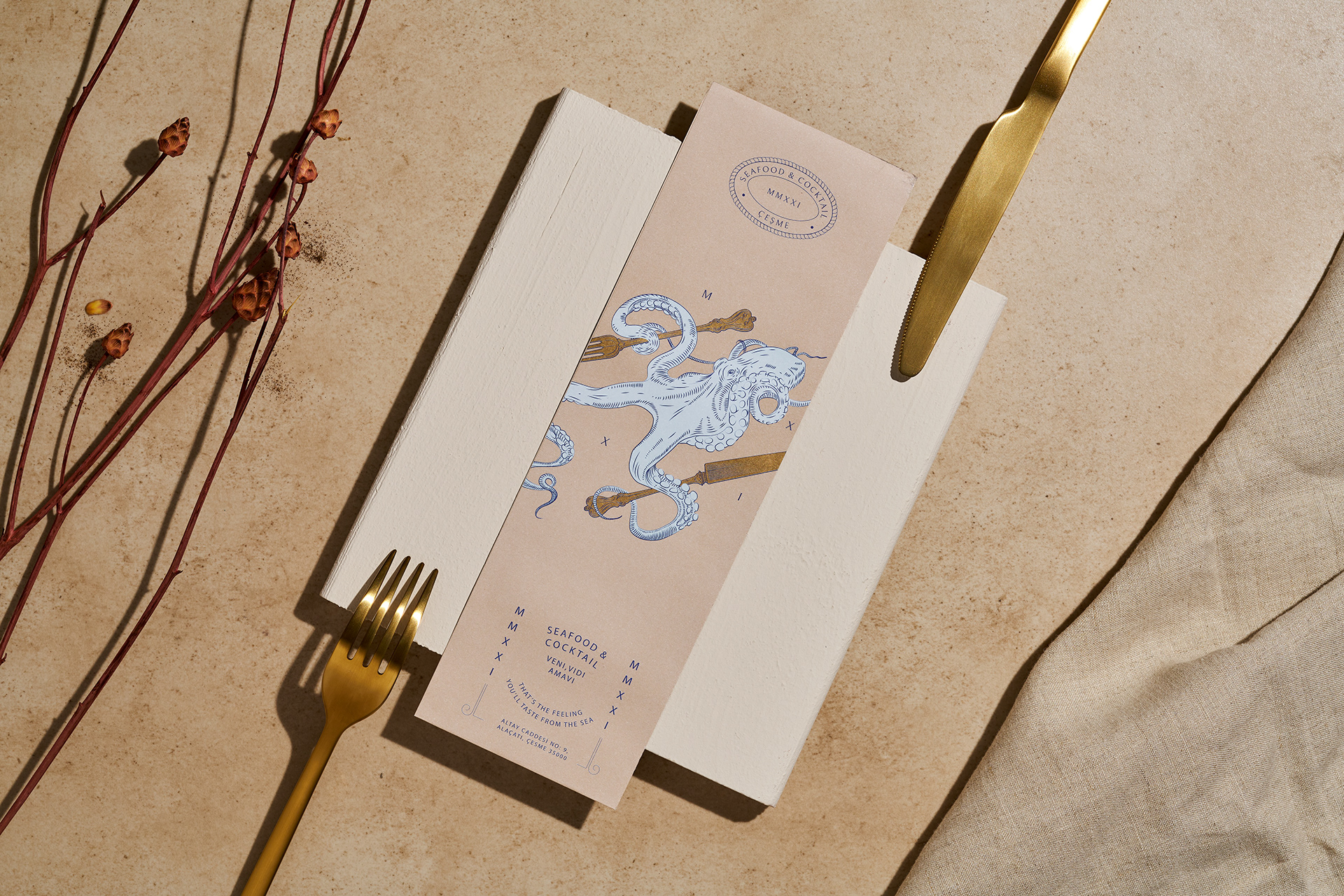 Amavi海鲜餐厅视觉形象设计
