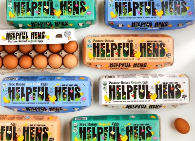 Helpful Hens鸡蛋包装设计