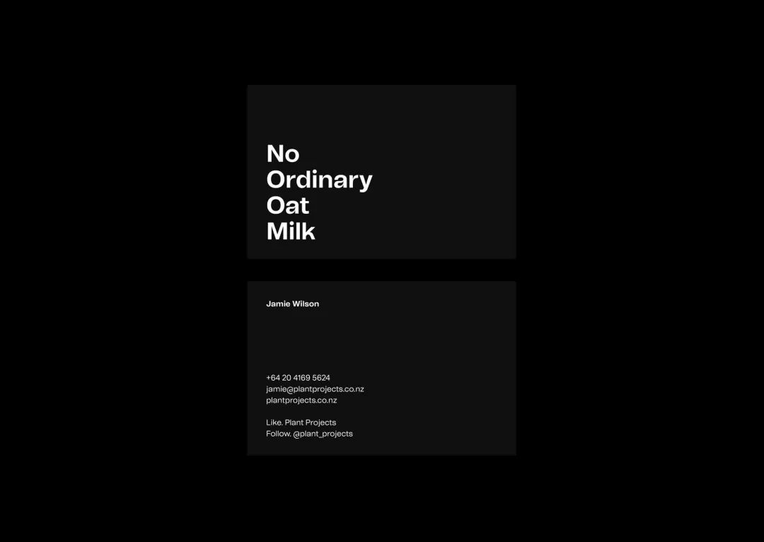 No Ordinary Oat Milk燕麦奶包装设计