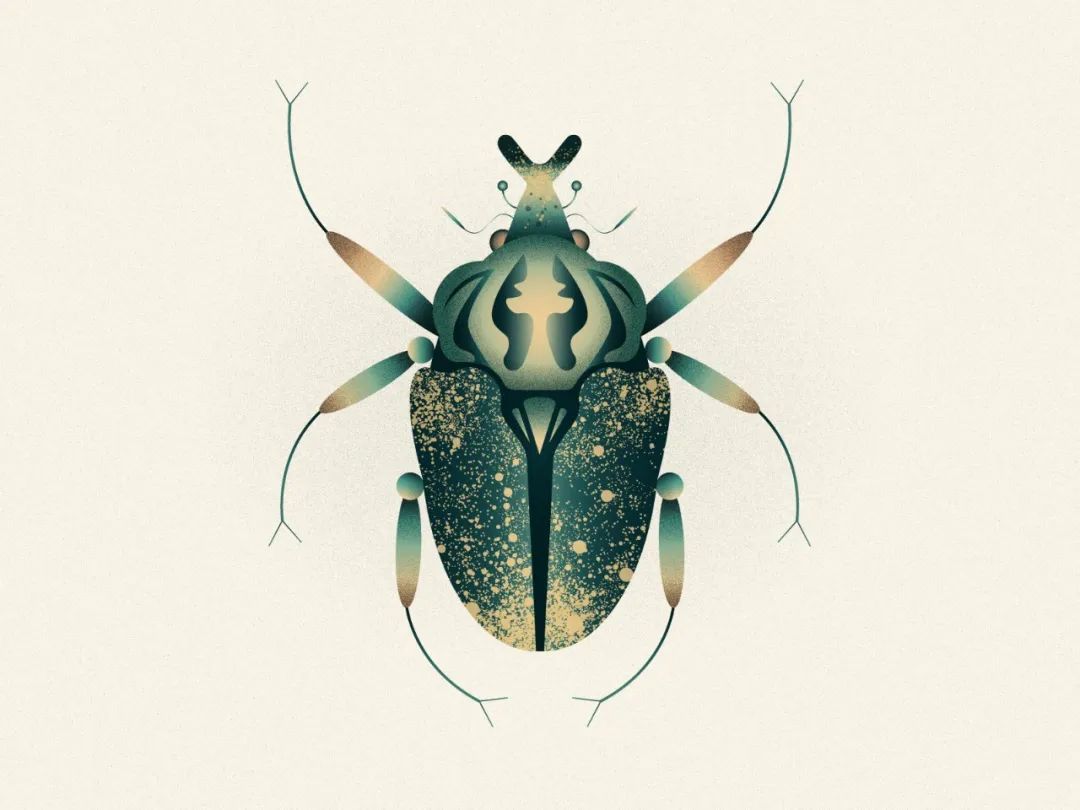 Léo Alexandre科幻感的昆虫插画