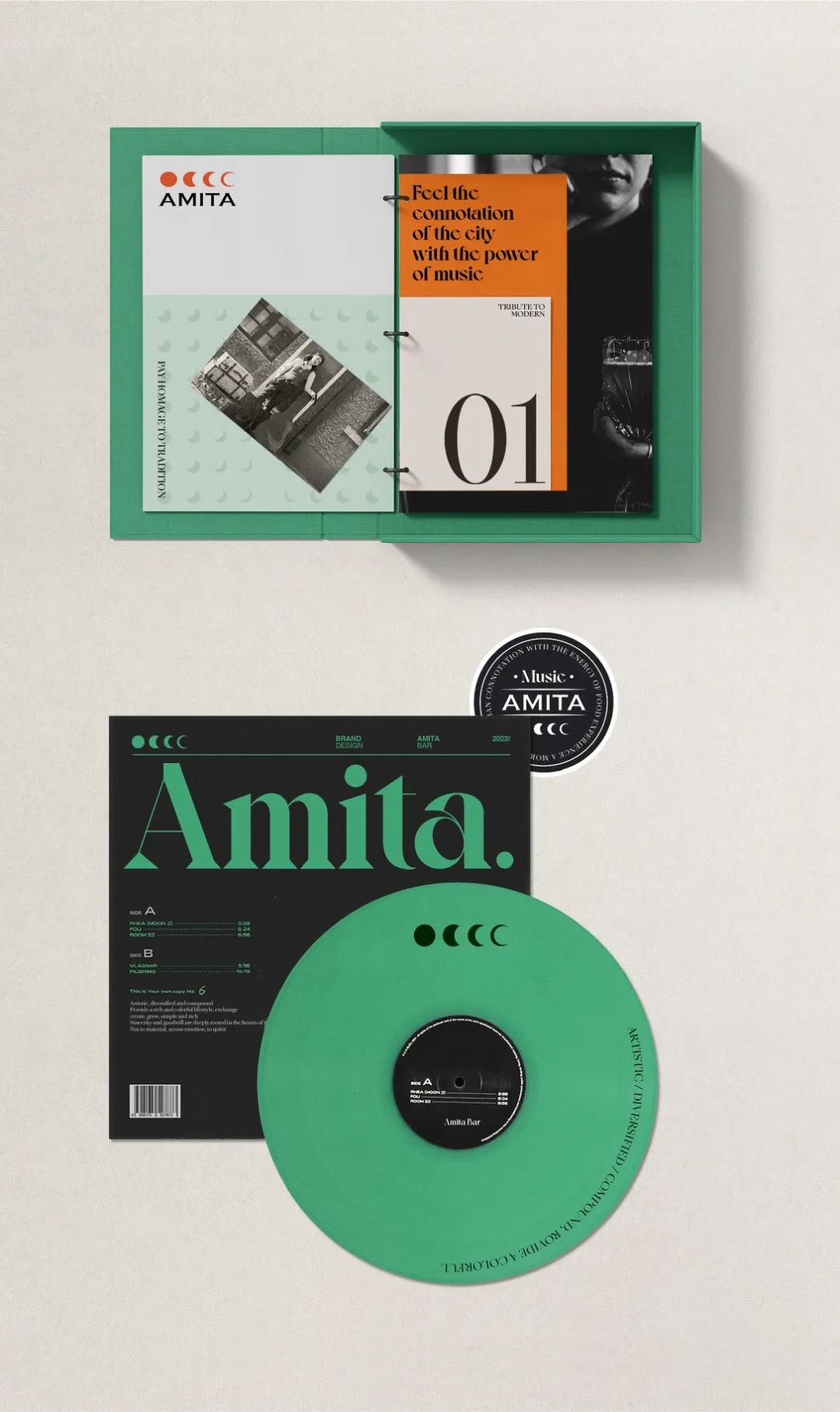 AMITA音乐酒吧品牌视觉设计