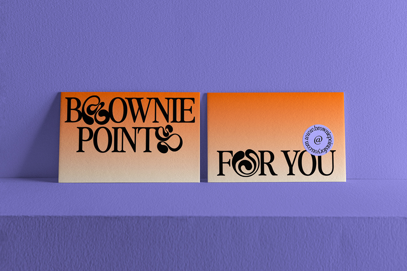 Brownie Points复古又现代的品牌形象设计