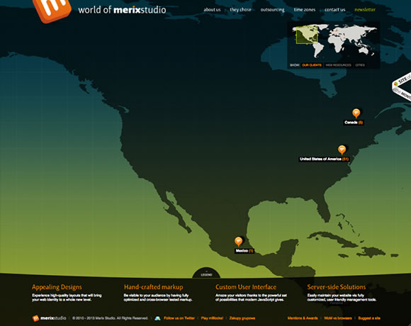 16个国外使用互动地图的web设计