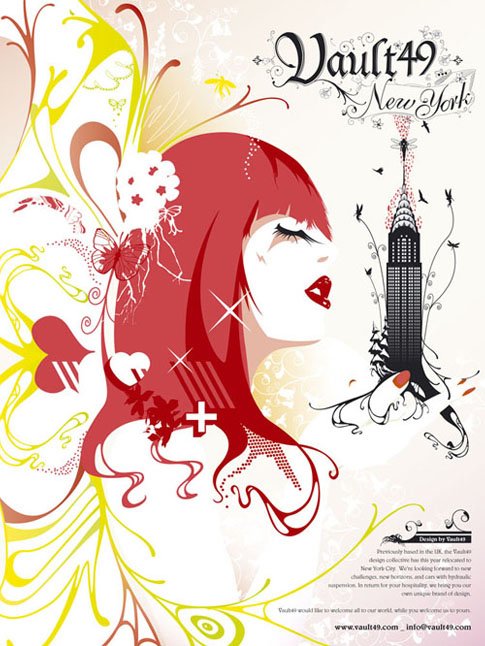 国外一组精美2D插画欣赏