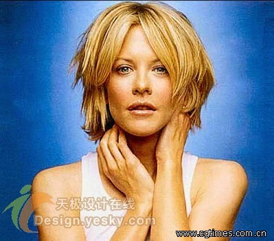 Photoshop将模糊梅格·瑞恩变清晰艳丽