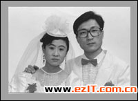 Photoshop应用实例&nbsp;制作浪漫结婚纪念邮票