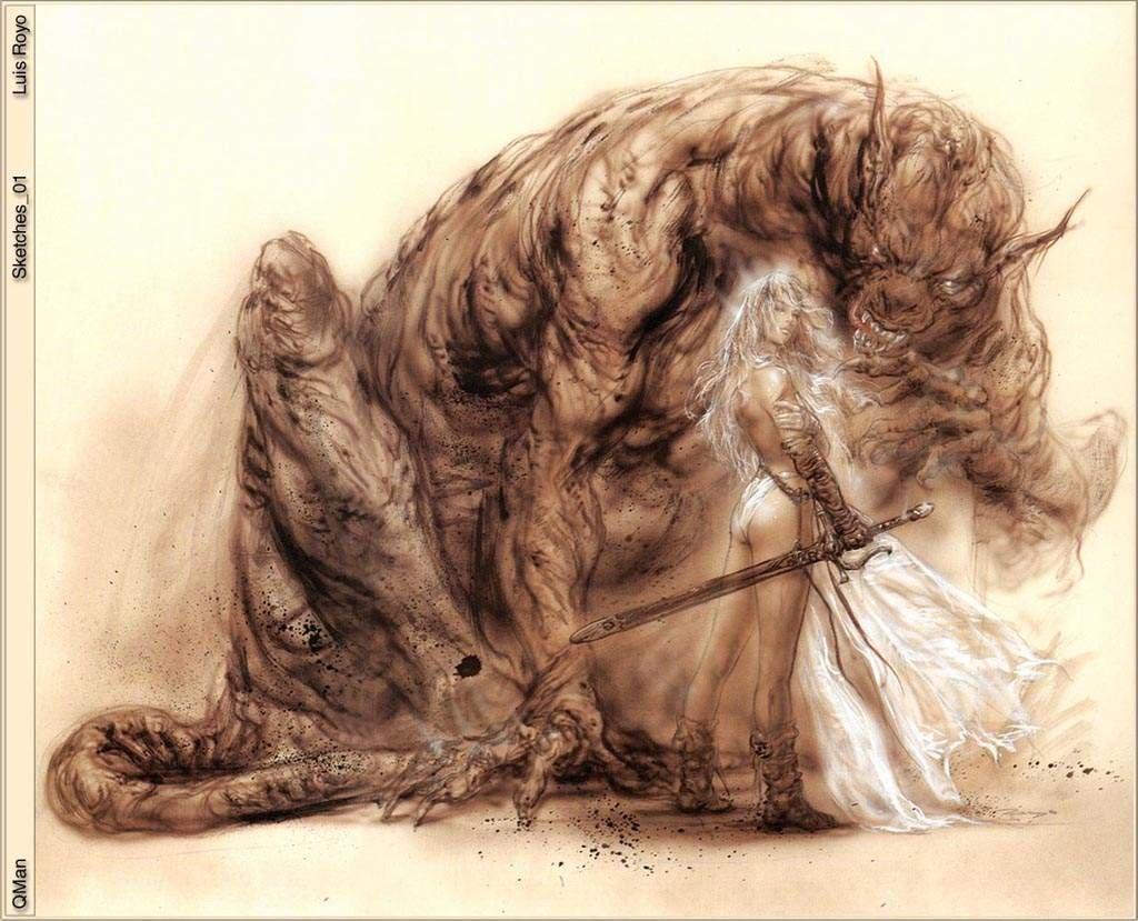 西班牙插画大师路易斯·罗佑(Luis Royo)