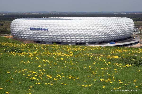 德国安联球场(Allianz Arena)设计欣赏