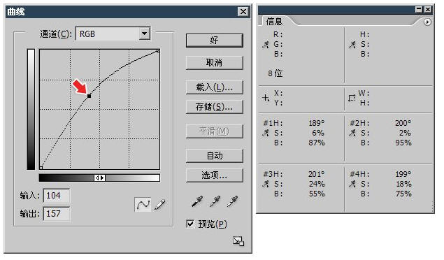 PhotoShop色彩调整之曲线