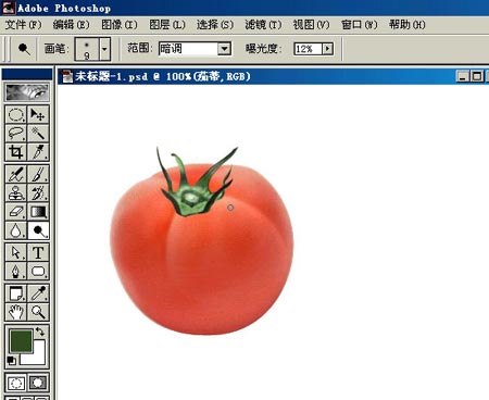 Photoshop鼠绘逼真蕃茄
