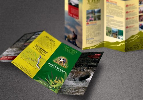 蜂桶寨生态公园印刷品-折页