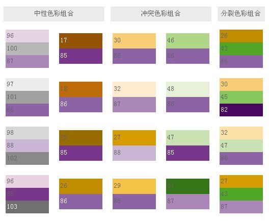 设计中的配色方案与色标