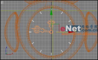 3DSMAX实例做个会动眼珠的小花猫挂钟(4)