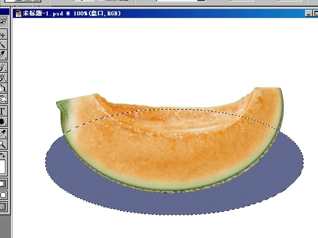 photoshop制作哈密瓜
