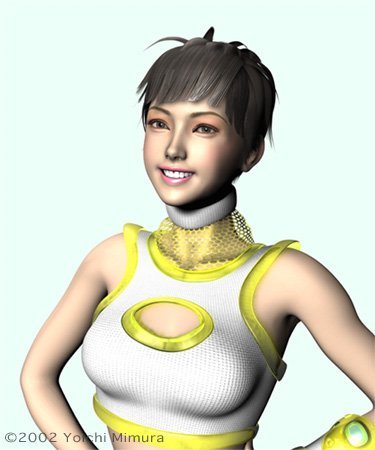 Yoichi Mimura的3D人物设定