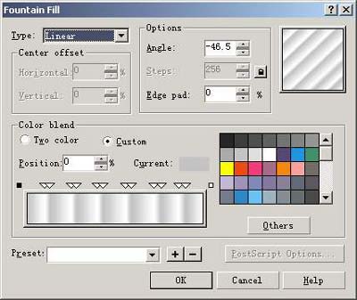 教你在CorelDRAW中制作立体齿轮