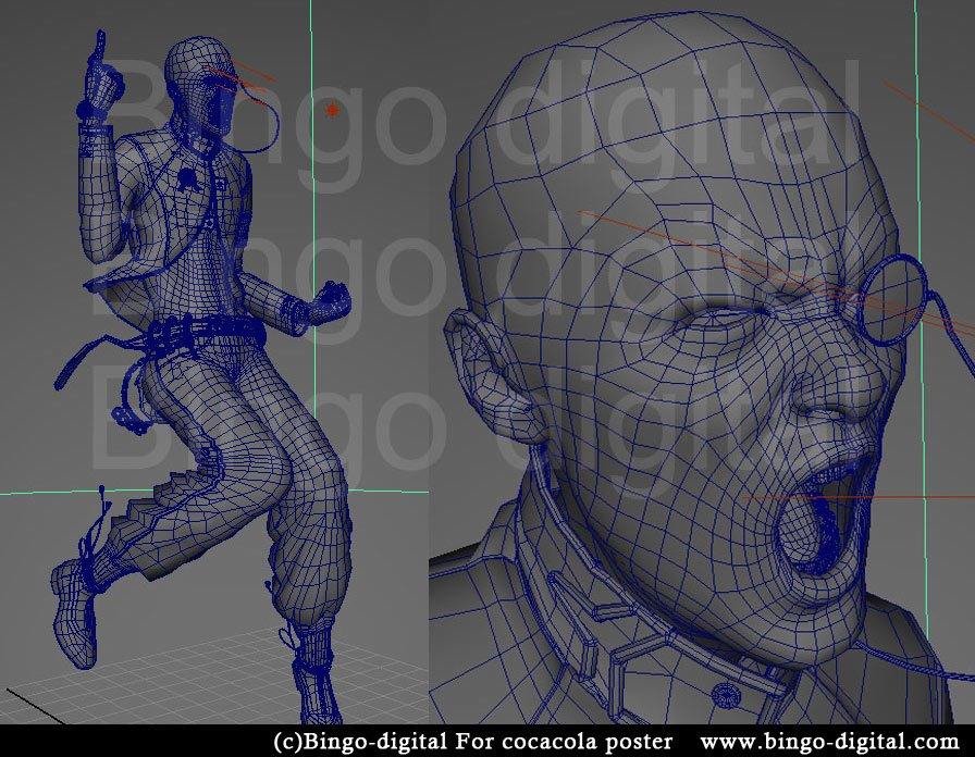 冰果数字可口可乐3D作品