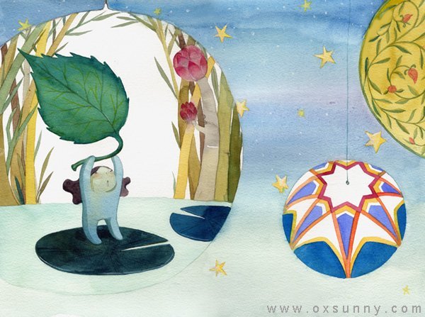 韩国oxsunny童话风格的插画欣赏