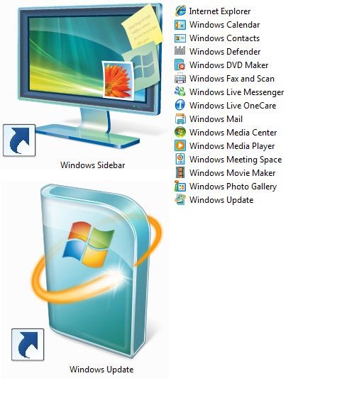 Microsoft Vista RTM 图标欣赏