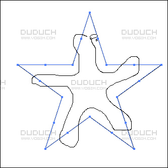 Illustrator基础教程:绘制五角星