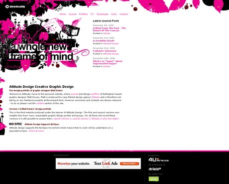 2006世界上基于CSS最美的50个网站