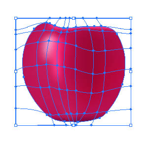Illustrator渐变网格绘制苹果