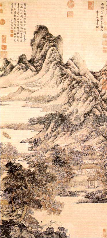 元代书画家王蒙(1308-1385)
