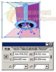 Illustrator变换面板中数字的妙用