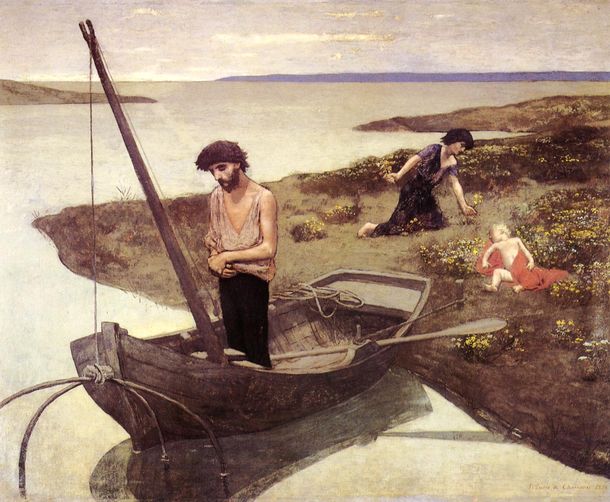 法国象征主义画家:皮维・德・夏凡纳Puvis de Chavannes