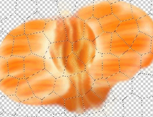 Photoshop鼠绘实例:桔子绘制