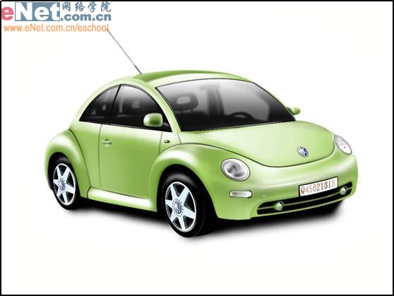 photoshop鼠绘实例：大众甲壳虫汽车