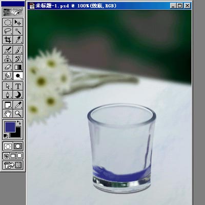 Photoshop鼠绘实例：浪漫鲜花与烛光