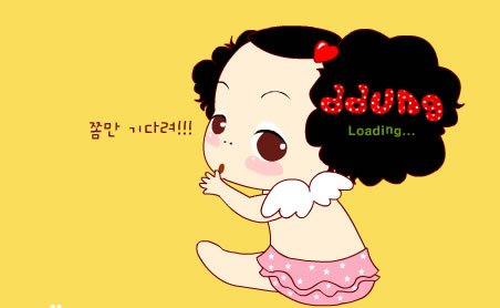 韩国Ddung可爱迷糊娃娃插画欣赏