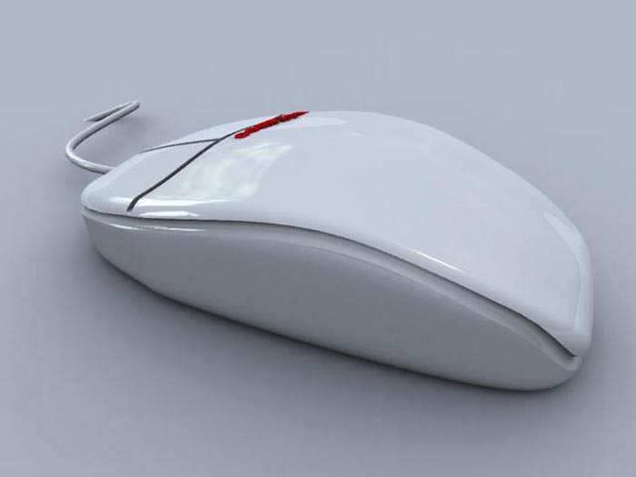 3D MAX  Loft建鼠标模型