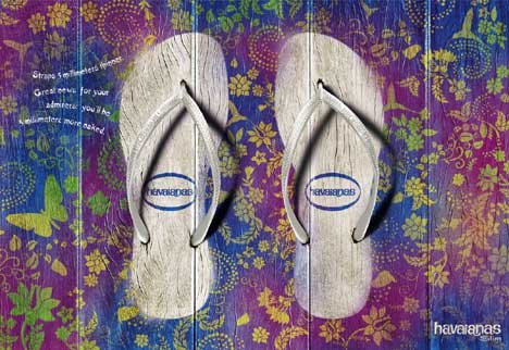 Havaianas人字型拖鞋广告设计欣赏