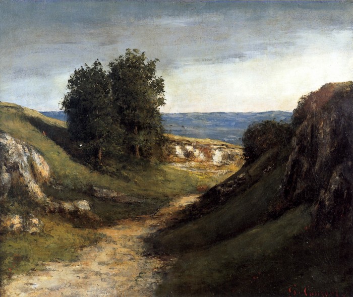 法国画家居斯塔夫·库尔贝（Gustave Courbet,1819-1877）