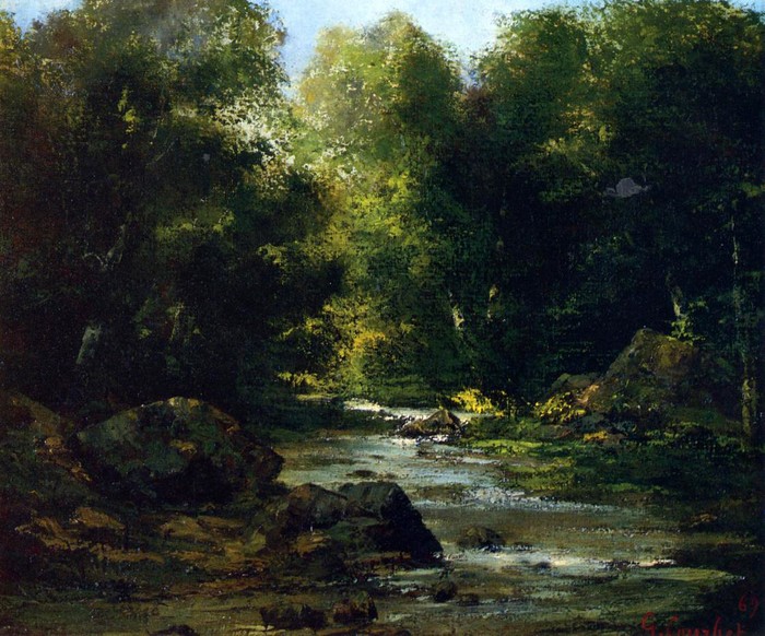 法国画家居斯塔夫·库尔贝（Gustave Courbet,1819-1877）